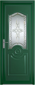 porte traditionnelle gravelle vitrée aluminium